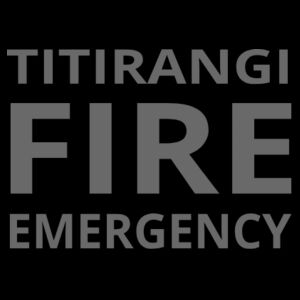 TVFB FIREFIGHTER POLO GREY TEXT Design