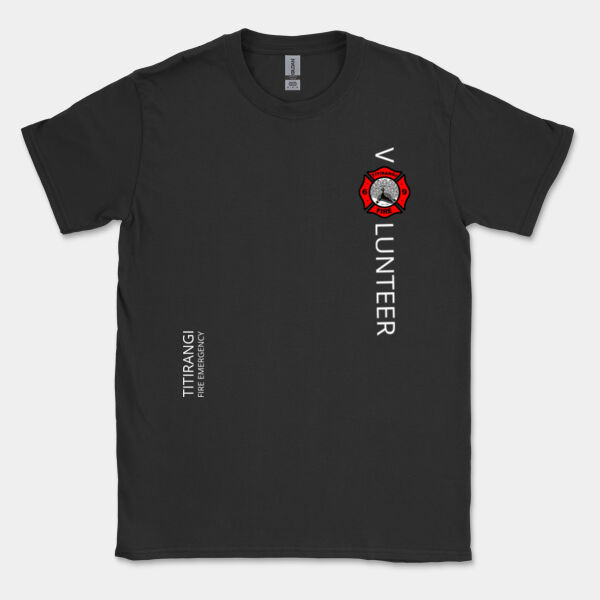 TVFB MEMBER TEE VOLUNTEER WHITE TEXT LEFT Thumbnail